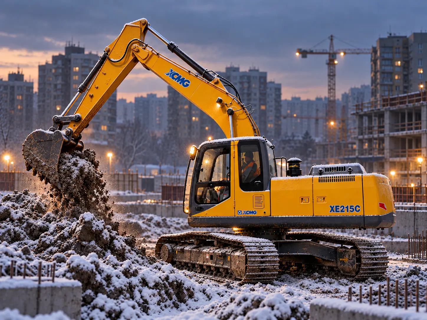 Гусеничный экскаватор XCMG XE215C