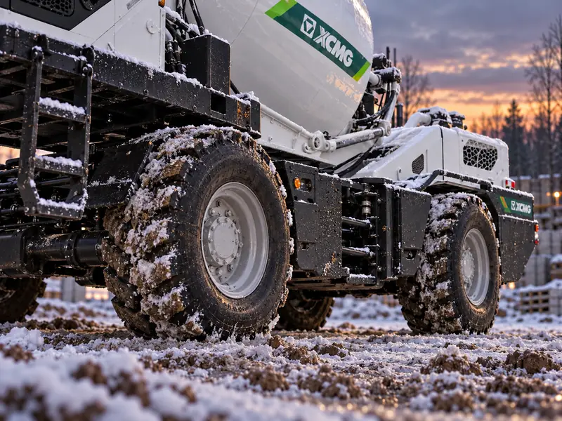 Самозагружающийся бетоносмеситель XCMG SLM4, деталь 2