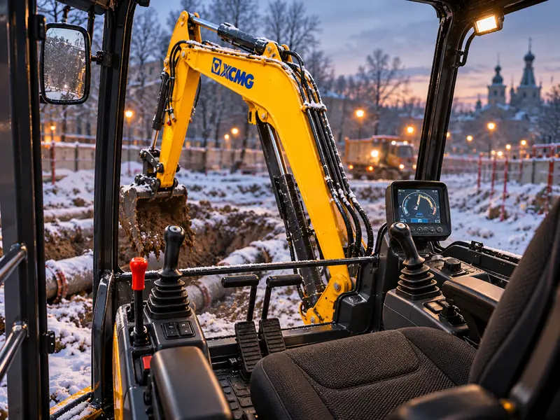 Мини-экскаватор XCMG XE55U, деталь 1