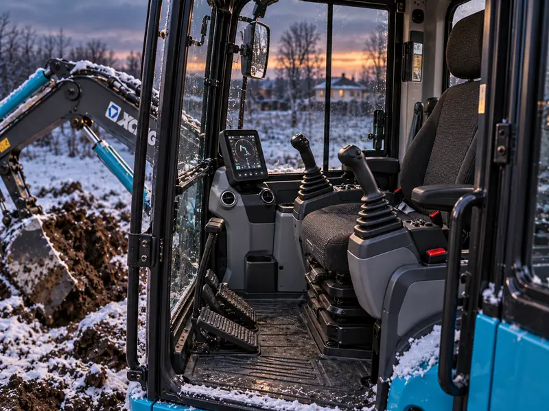 Мини-экскаватор XCMG XE60G, деталь 1