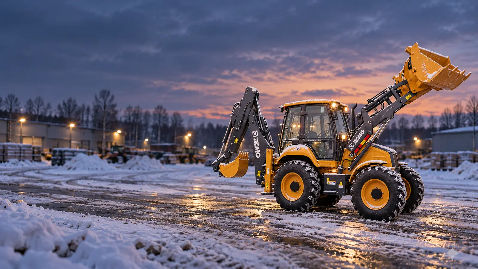 Экскаватор-погрузчик XCMG XC8-S2570