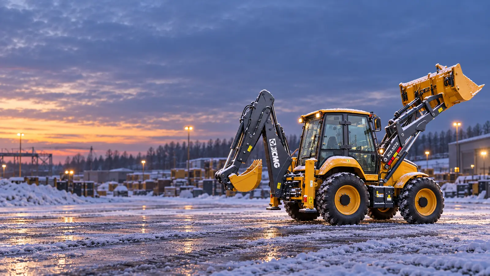 Экскаватор-погрузчик XCMG XC8-S3570