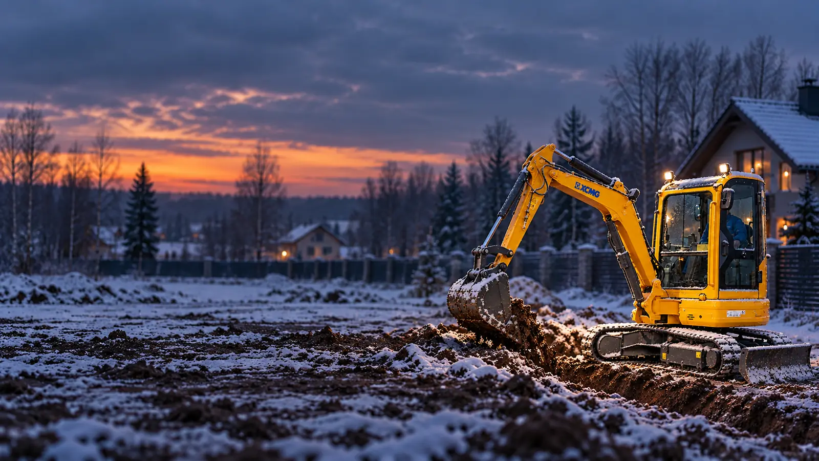 Мини-экскаватор XCMG XE35U