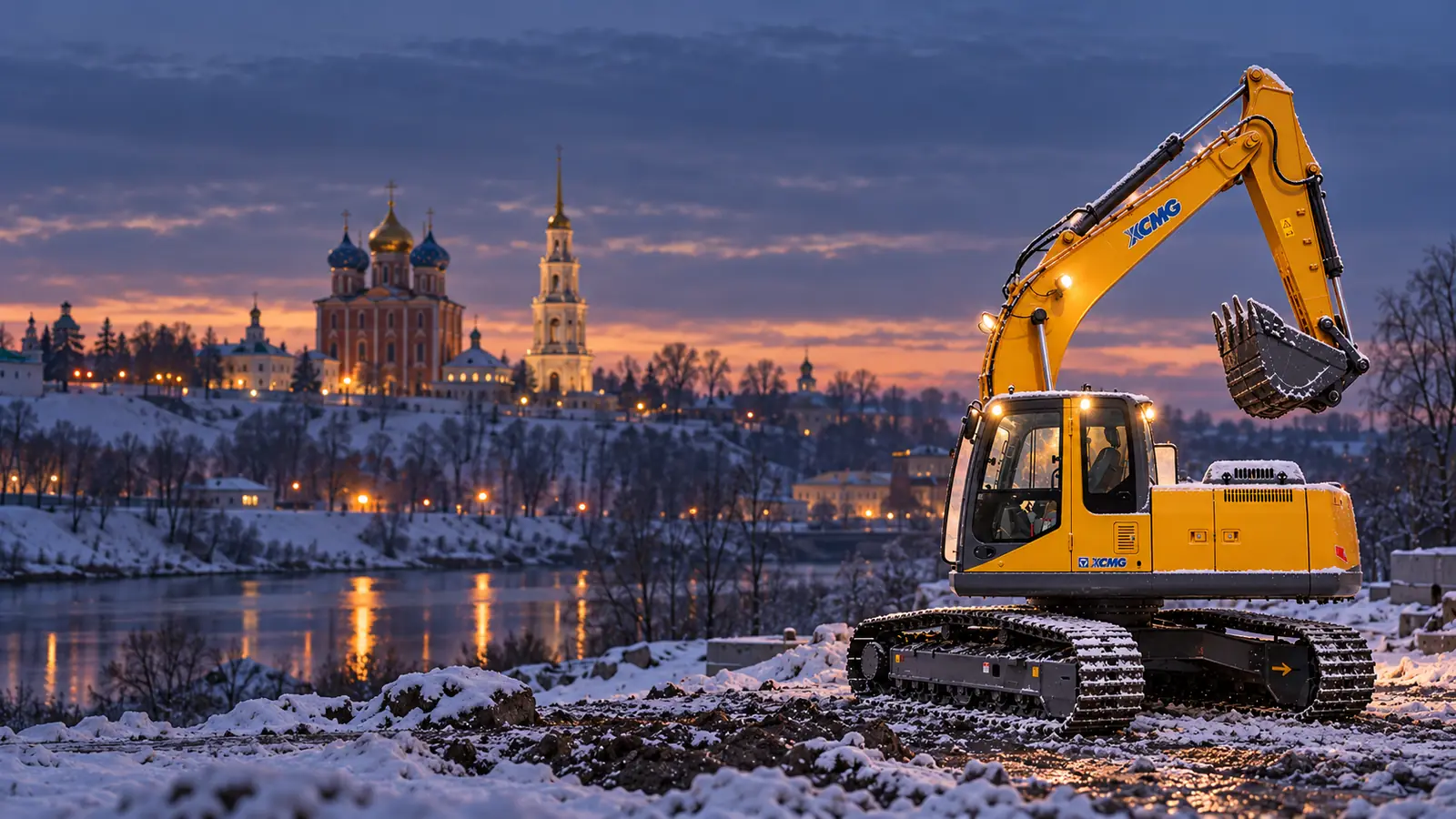 Спецтехника XCMG в Рязанской области: доставка с площадки во Владимире