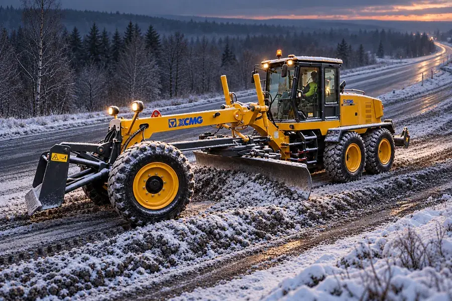 Автогрейдер GR215A под ремонт региональной трассы