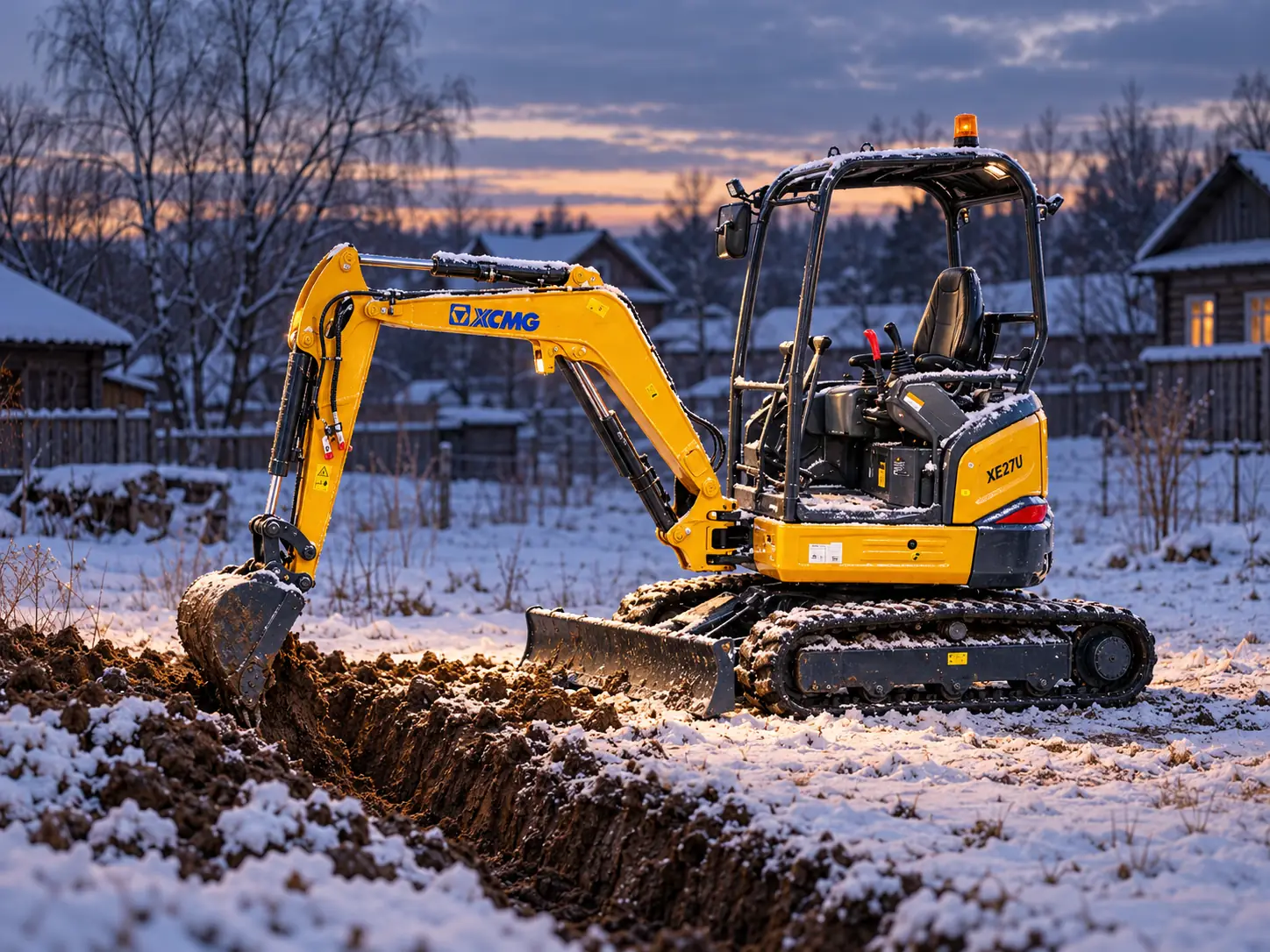 Мини-экскаватор XCMG XE27U