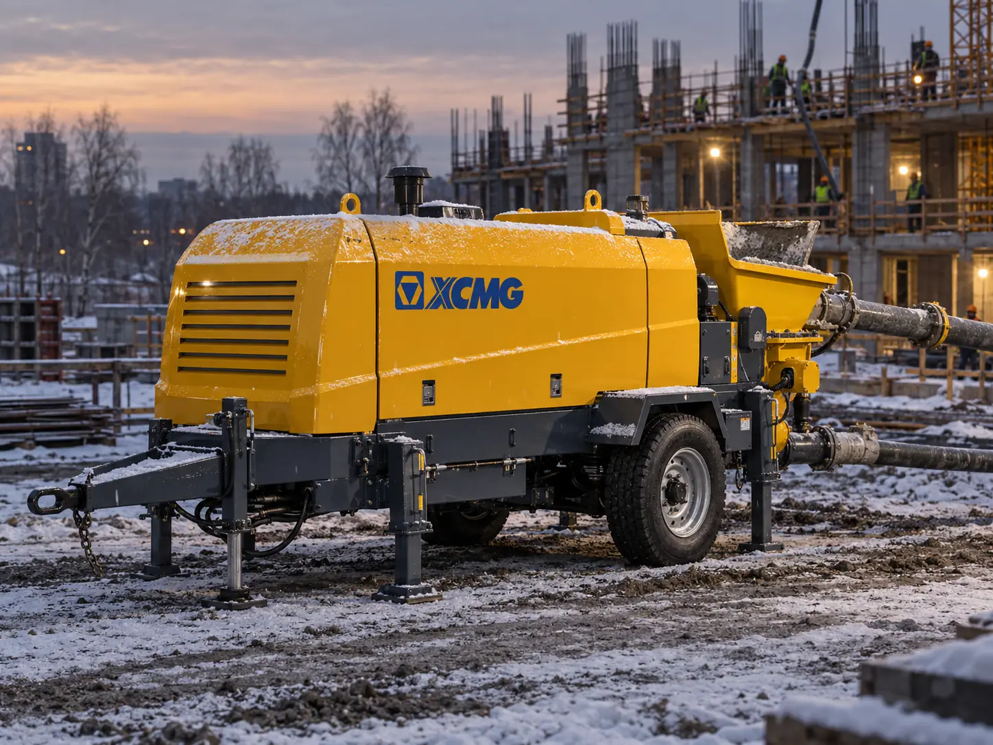 Стационарный бетононасос XCMG HBT10022V