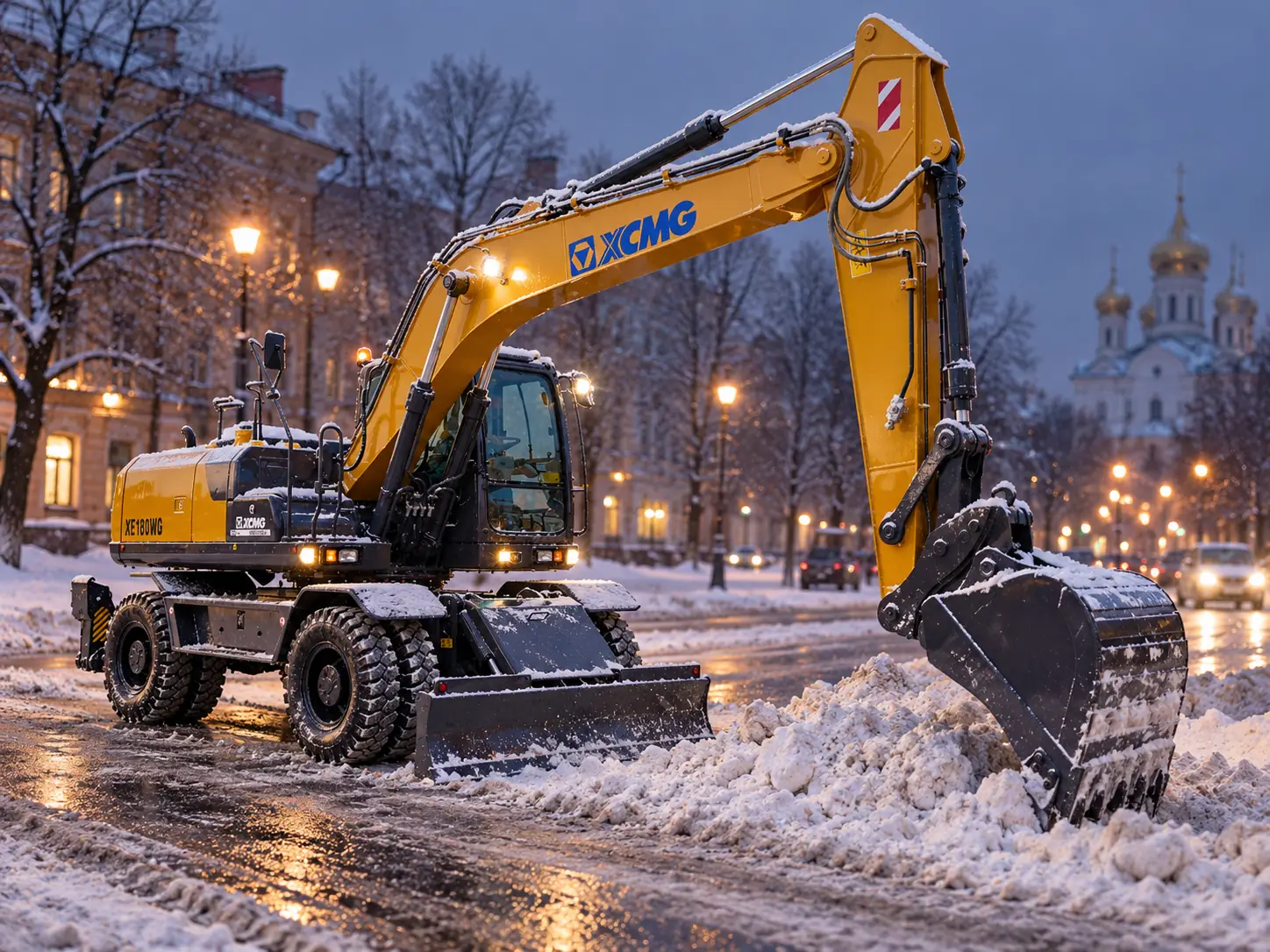 Колёсный экскаватор XCMG XE180WG