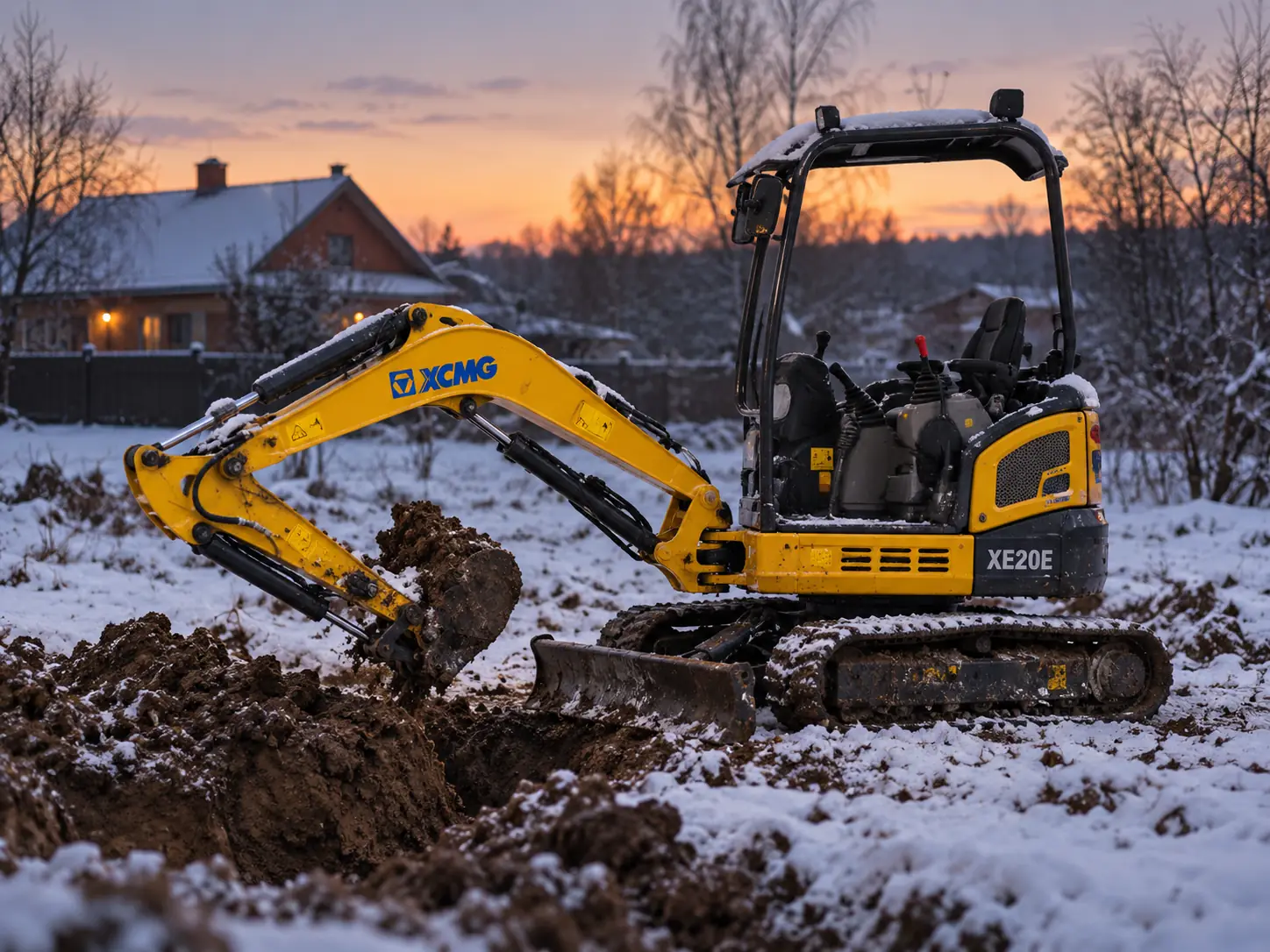 Мини-экскаватор XCMG XE20E