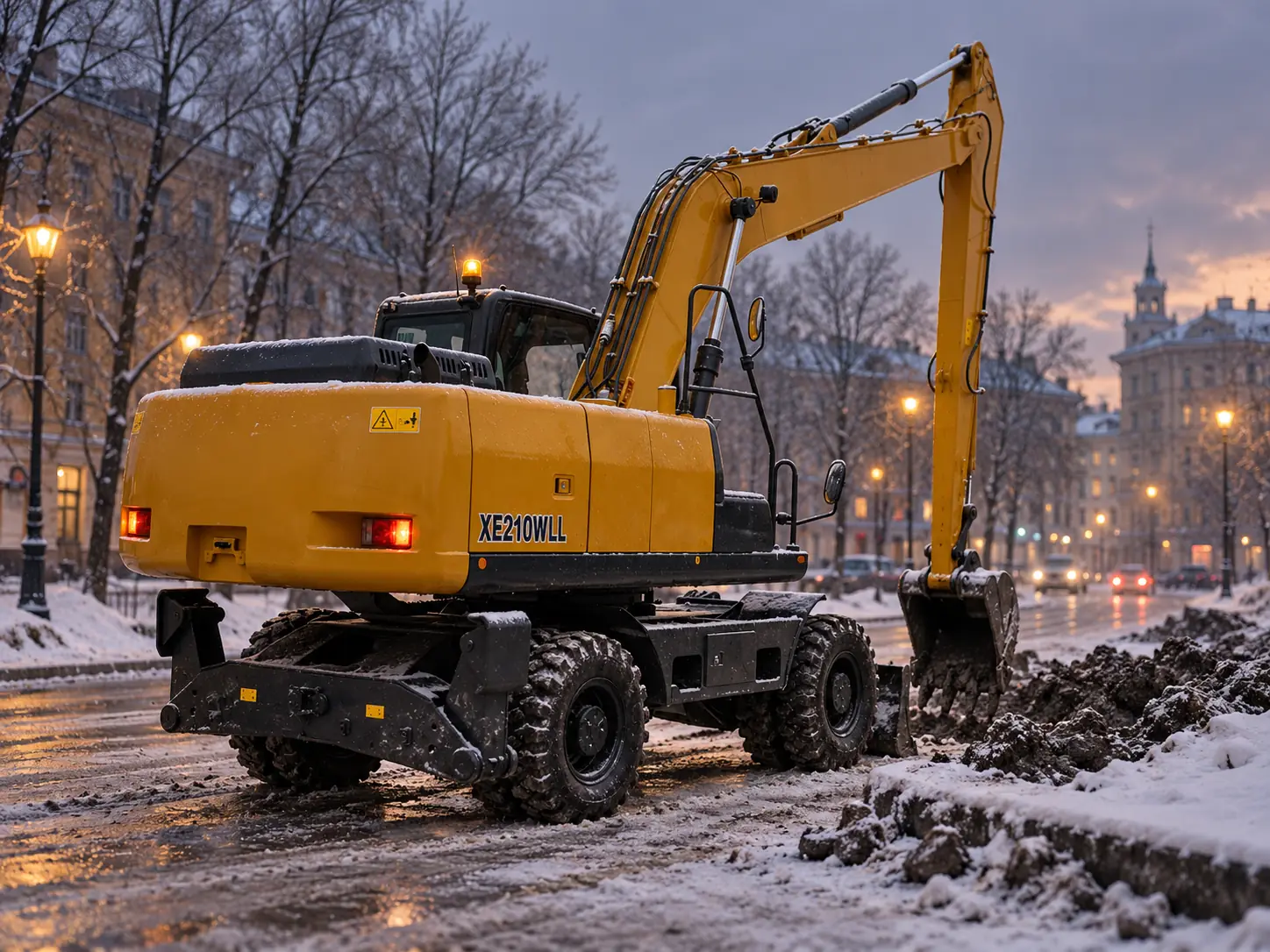 Колёсный экскаватор XCMG XE210WLL