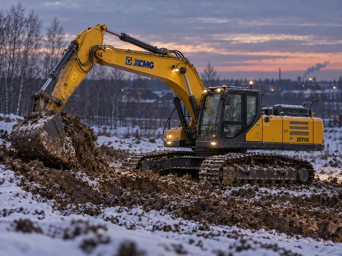 Гусеничный экскаватор XCMG XE310G