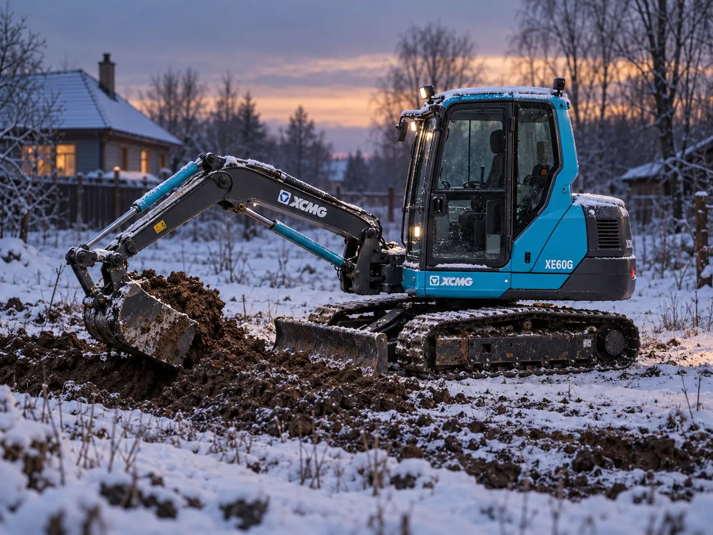 Мини-экскаватор XCMG XE60G