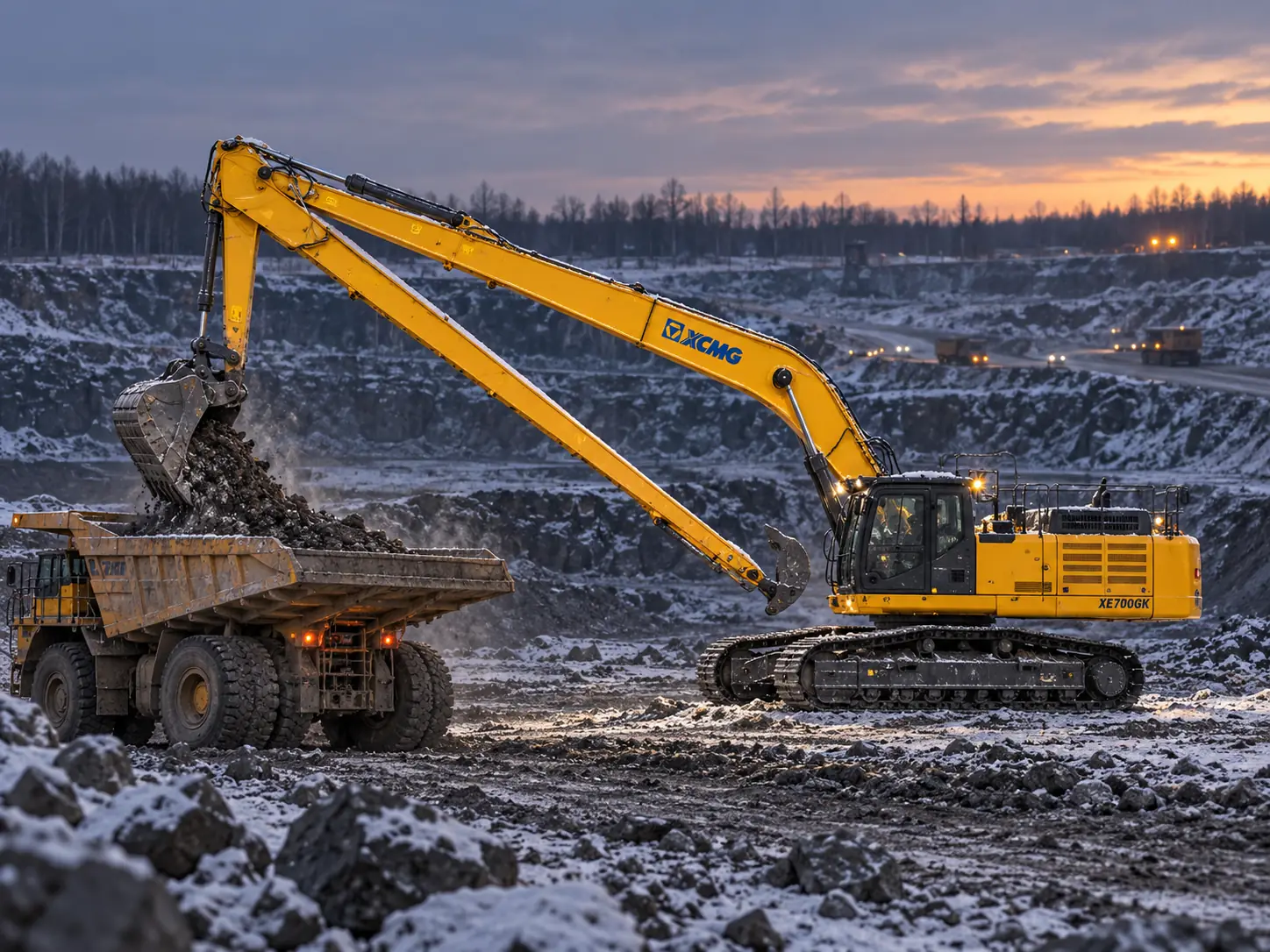 Карьерный экскаватор XCMG XE700GK