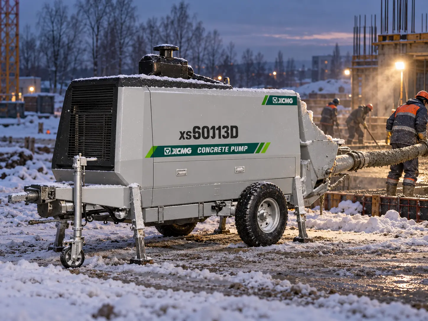 Стационарный бетононасос XCMG XS6013D