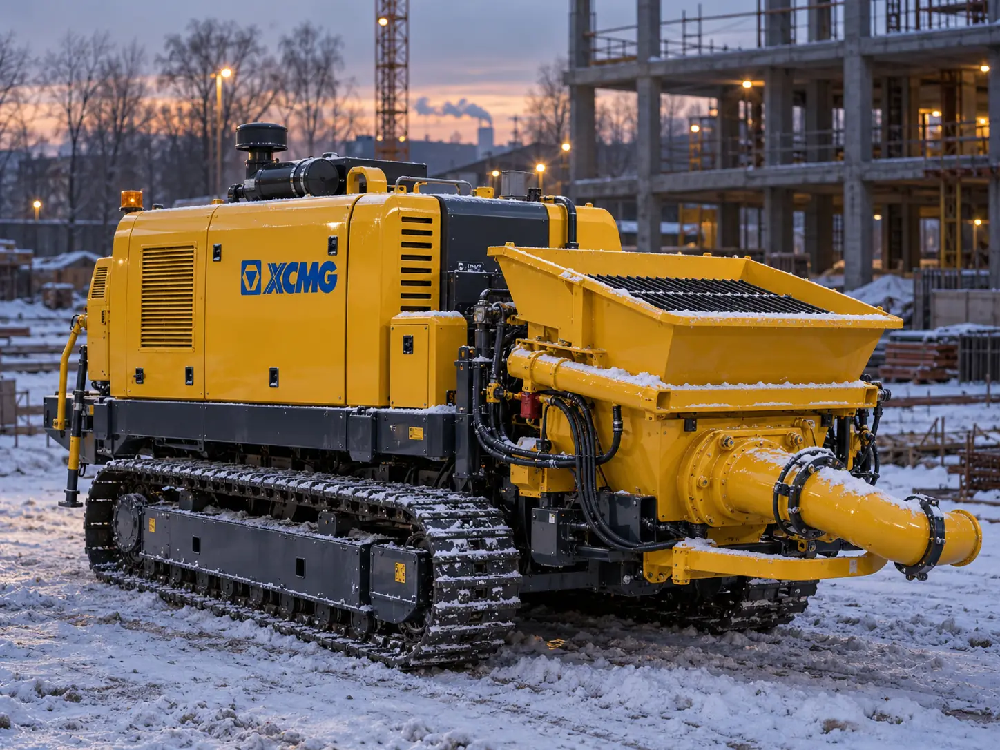 Гусеничный бетононасос XCMG XS9012D